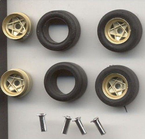 4  Ruote + cerchi  - Wheels per Ferrari GT gr4. anni 1970.1975