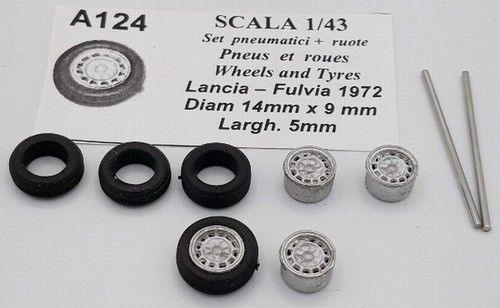 4  Ruote e cerchi per lancia Fulvia e Beta 1970