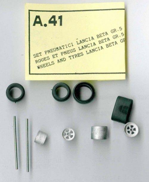 4  Ruote con gomme Lancia Beta Gr. 5