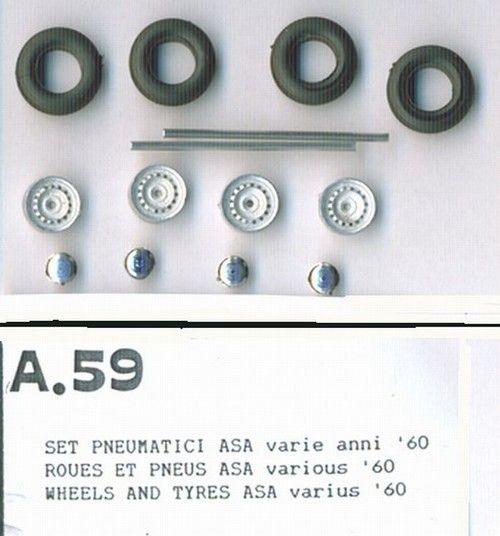 Ruote per Asa , A.R. Fiat 124, 128 anni 1960.75