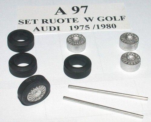 4  Ruote + cerchi per Vw Golf - Audi 1990
