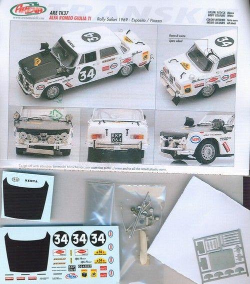 Alfa Romeo Giulia TI Safari 1969 base Minichamps