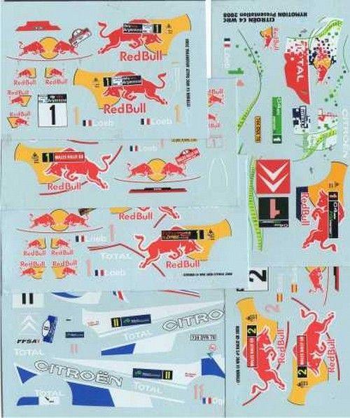 6 Decal CITROèn C4 assortite 2001-2009