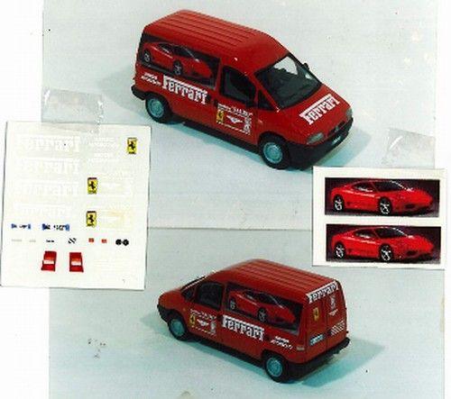 Decal fiat Scudo Off. Sauro assist. Ferrari 1999