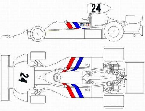 Hescketh 308B F.1 Argentina GP J.Hunt 1975