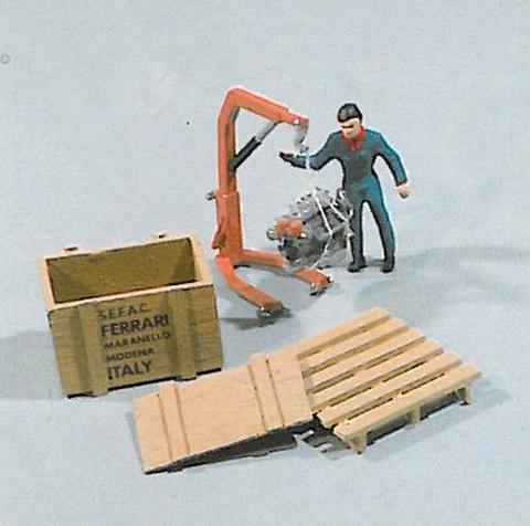 Ferrari 275 GTB + pallet + paranco + cassa 1966