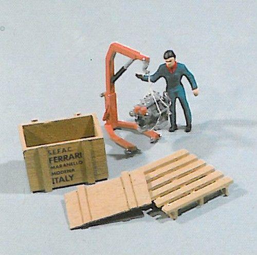 Ferrari 275 GTB + pallet + paranco + cassa 1966