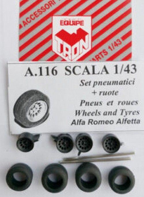 4 x cerchi + ruote AR. Alfetta GT GR. 2 1975