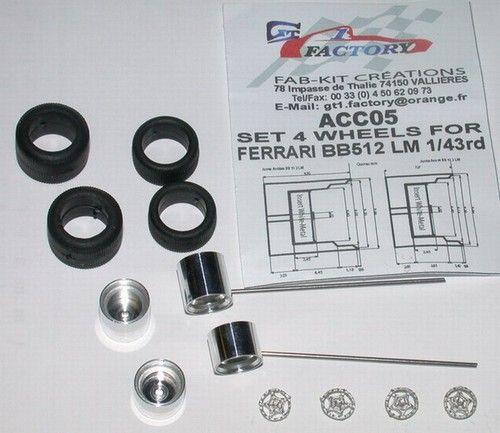Set ruote BB512 1980