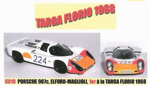 Porsche 907C 1° class. Winner Targa Florio 1968