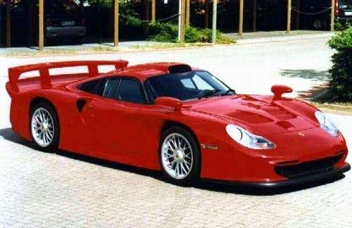 Porsche 911 GTI street red, rouge , rosso 1997