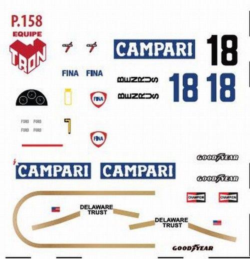 Decal Surtees TS 19 B.Lunger GP. F1 Germania 1976