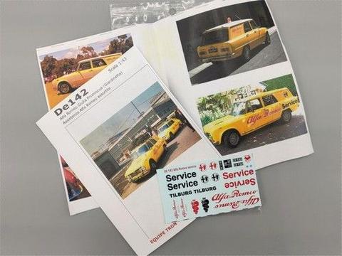 Decal x Alfa Romeo Giulia furgonetta 1970