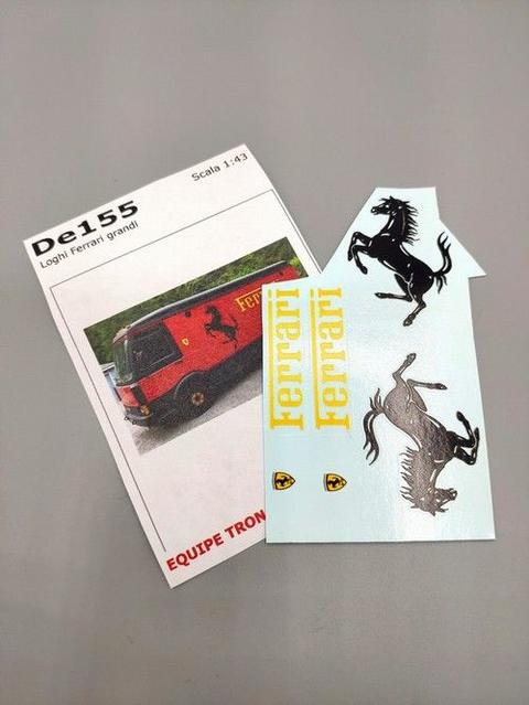 Decal Cavallino Ferr. + scritte gialle
