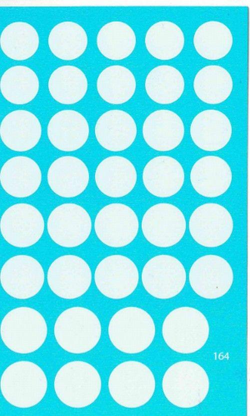 Decal tondi bianchi 16.17.18.19.mm