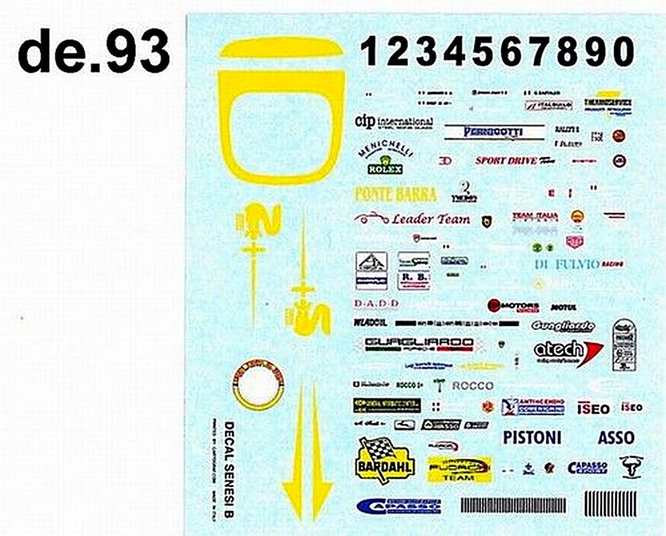 Decal storiche 1970 .1990