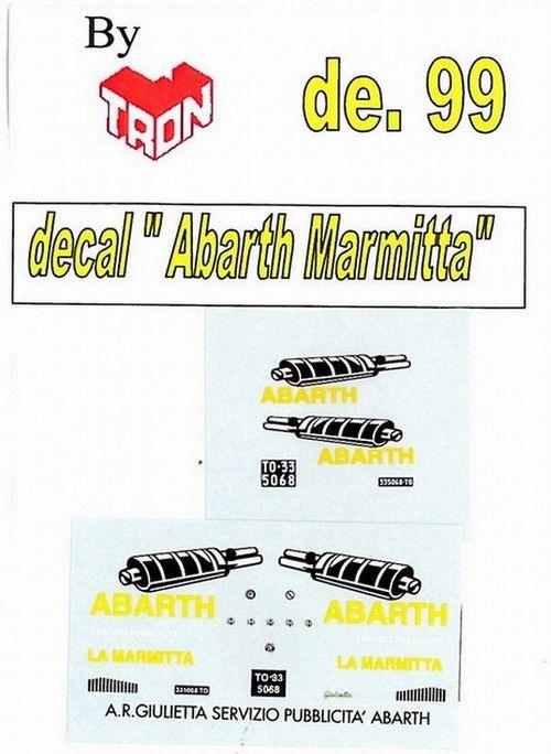 Decal Marmitta Abarth 1960
