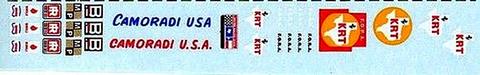 Decal Sponsors U.S.A. x 2 pezzi   1960