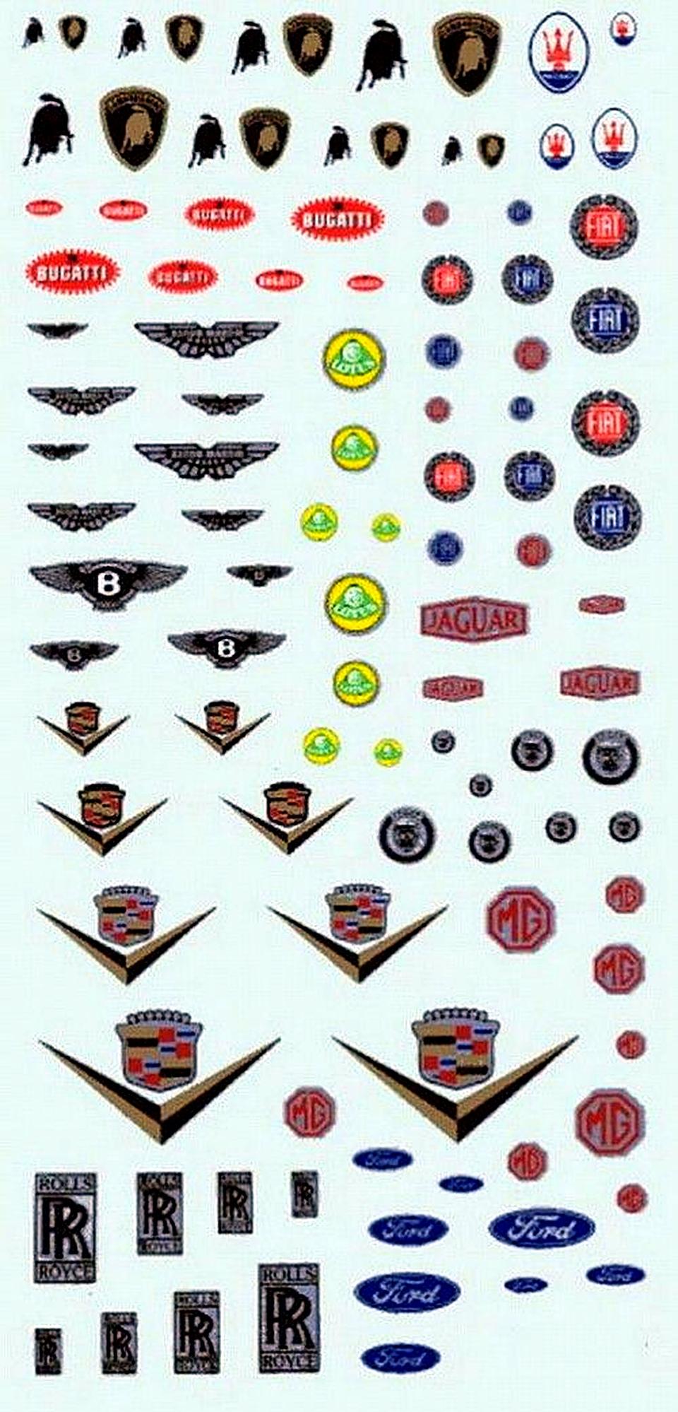 Decals Generica Stemmi badges various