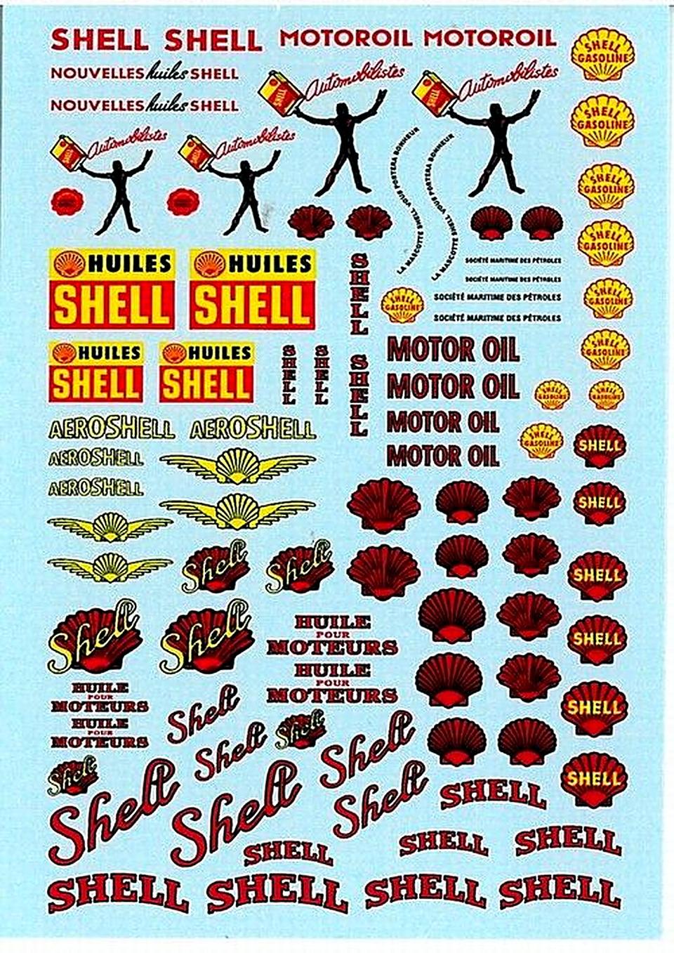 Vecchi Soggetti Shell anni 1930.1960