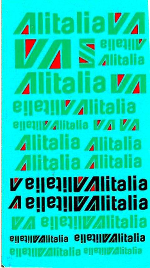 Decal Alitalia