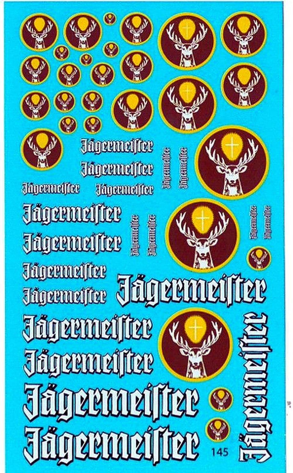 Decal assortite Jagermeister