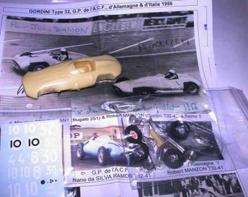 Gordini T32 G.P. Francia Germania Italia 1956