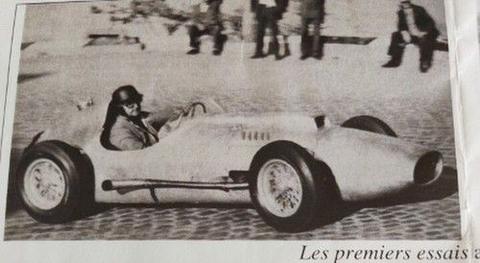 Ferrari F.2 1957 M.Severi prime prove a Modena