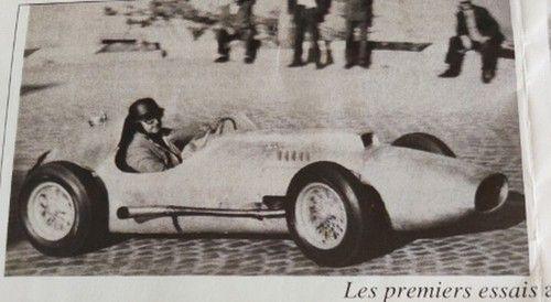 Ferrari F.2 1957 M.Severi prime prove a Modena