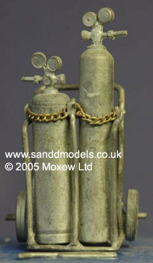 2 Bombole saldatore -Gas welding trolley, oxyacetyl