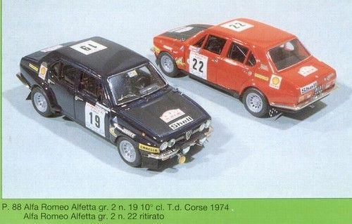 Alfa Romeo Alfetta Gr.2 10° cl.  T.d Corse 1974
