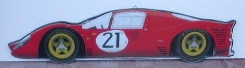 Pannello legno Ferrari P4 LM 1967