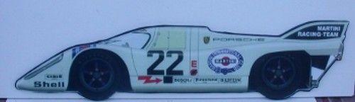 Pannello legno Porsche 917 1°class LM1971