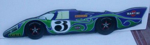 Pannello legno Porsche 917 L Martini lm 1971