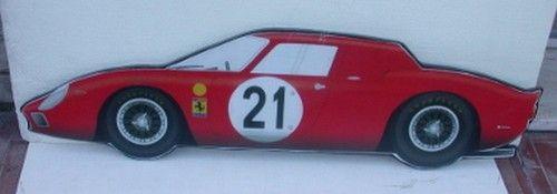 Pannello Legno del Ferrari 250 LM 1° L.M. 1965