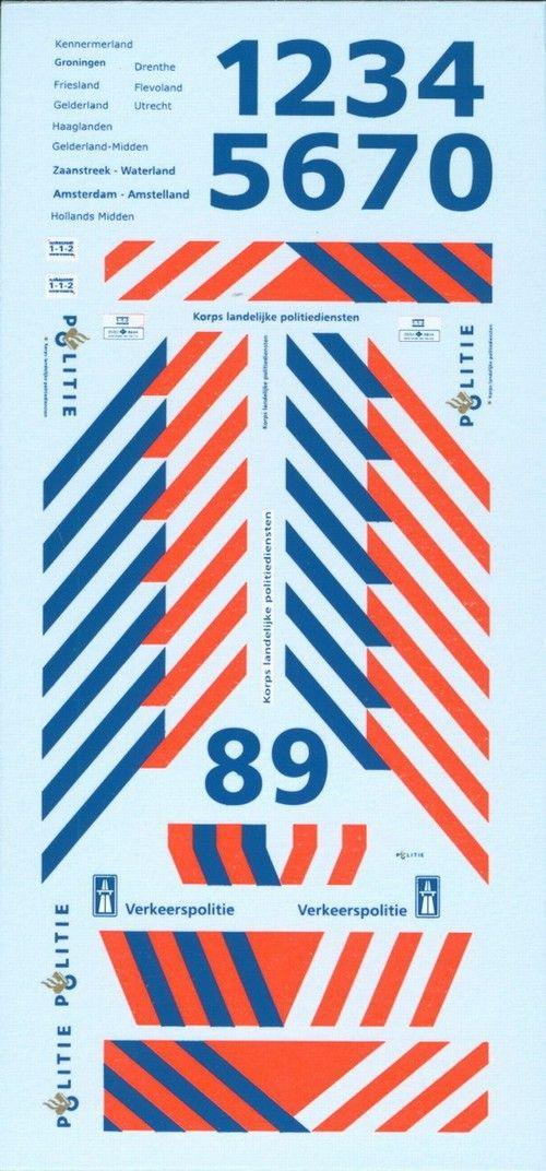 Decals PoliziaOlandese /Politie Nederland