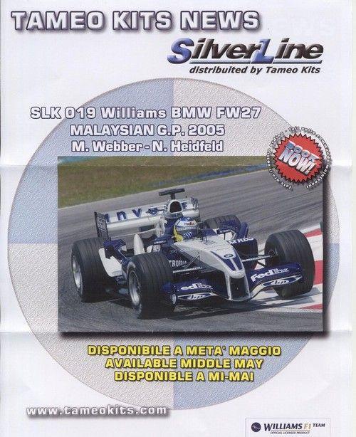 Williams Bmw F.1 FW 27 Malasysian GP 2005