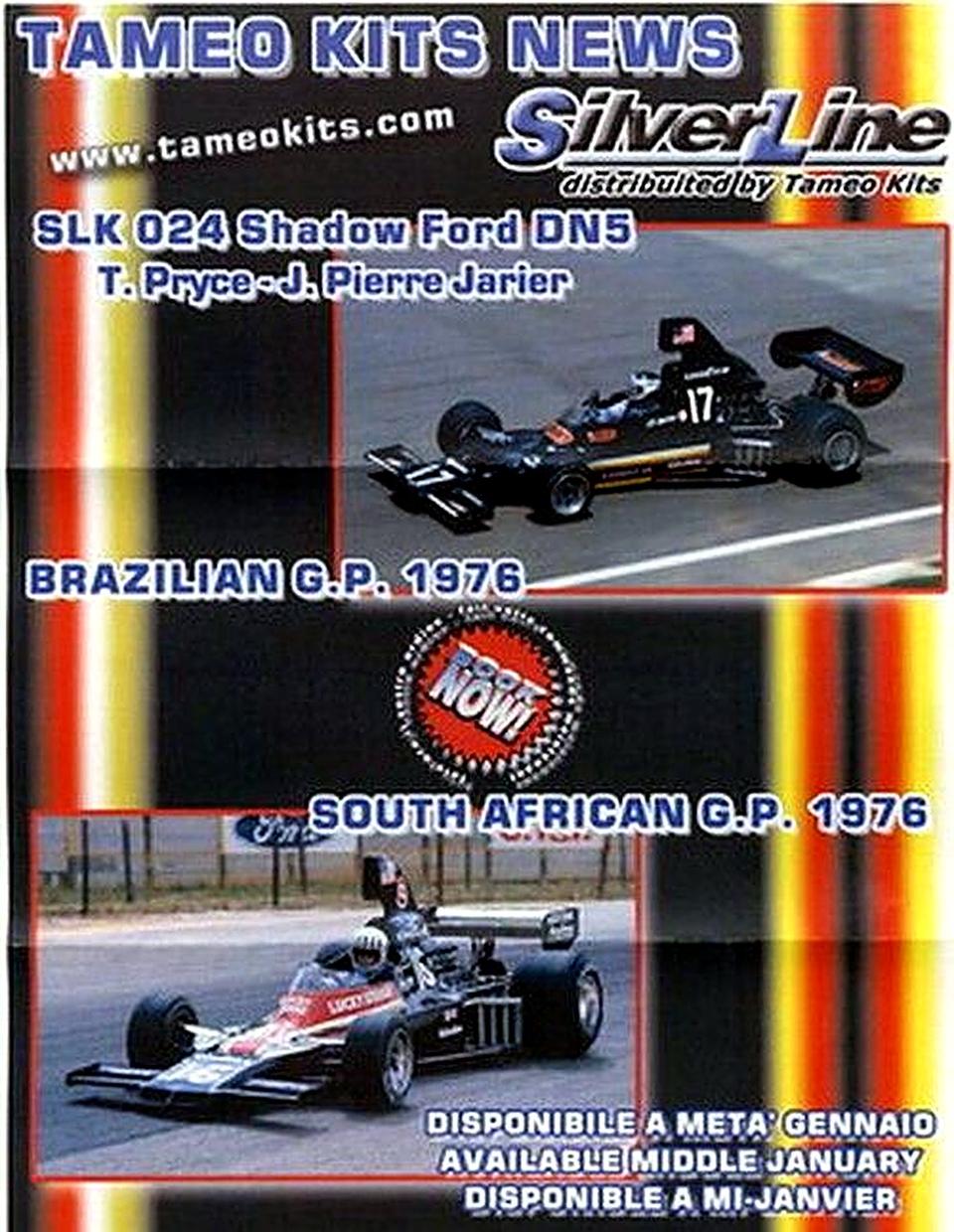 Shadow Ford DN05 2 versioni G.P. 1976