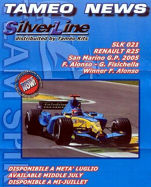 Renault R25 F.1 Winner San Marino Alonso 2005