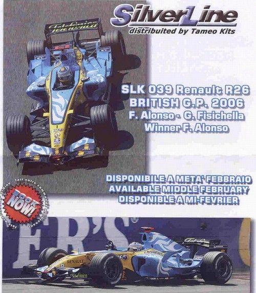 RENAULT R 26 BRITISH G.P. 2006 Winner F. Alonso
