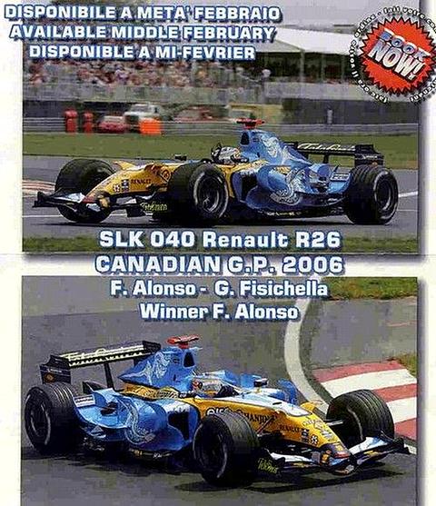 RENAULT R 26 Canadian G.P. 2006 Winner F. Alonso