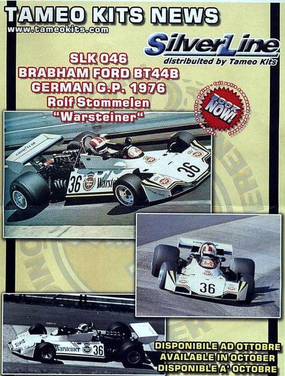 Brabham Ford BT 44B Stommelen German Gp 1976