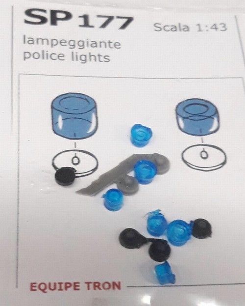 2 x Lamp. Tondi 3,5mm + 4 lamp 4mm blu
