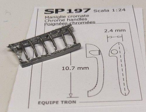 6 Maniglie Chrome scala 1/24