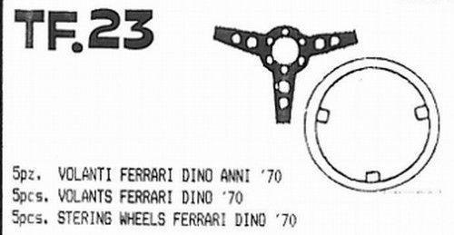 5 Volanti neri con razze in fotoin. x F. Dino 1970