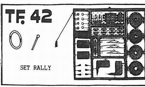 Fotoincisione assortita per modelli da rally
