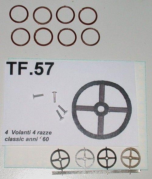 4 Volanti 4 razze anni 1960 Mercedes, Ferrari .