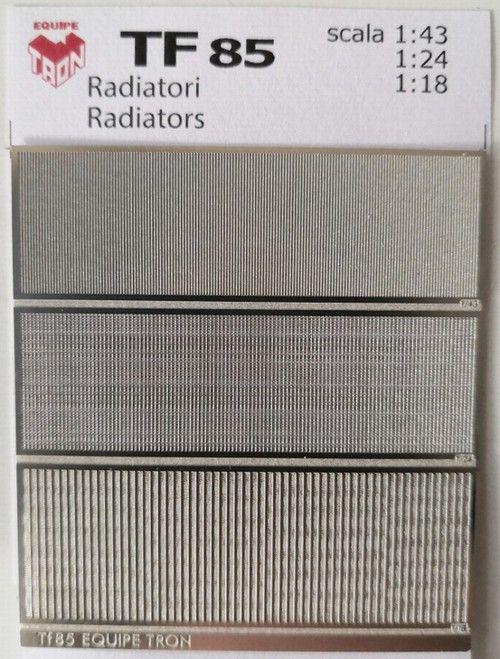 Fotoincisioni radiatori x 3 mis. 16 x 52 mm