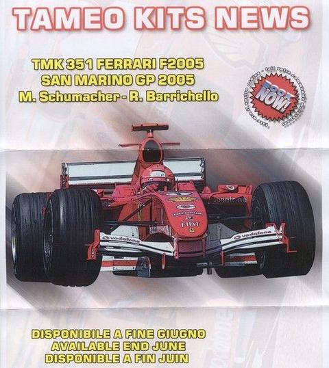 Ferrari 2005 F.1 G.P S.Marino 2° Shummy 2005