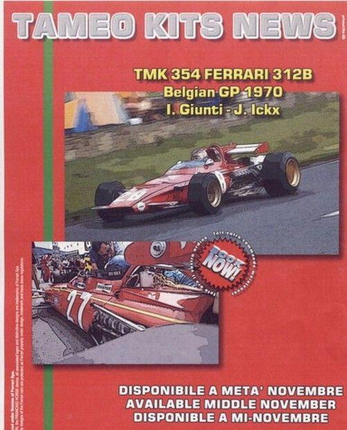 Ferrari 312 B G.P. Belgio 1970